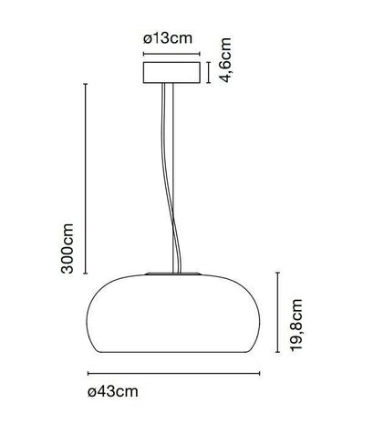 Vetra 43 hanglamp Marset