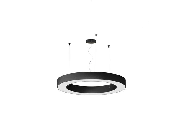 Silver ring 80 cm hanglamp Panzeri