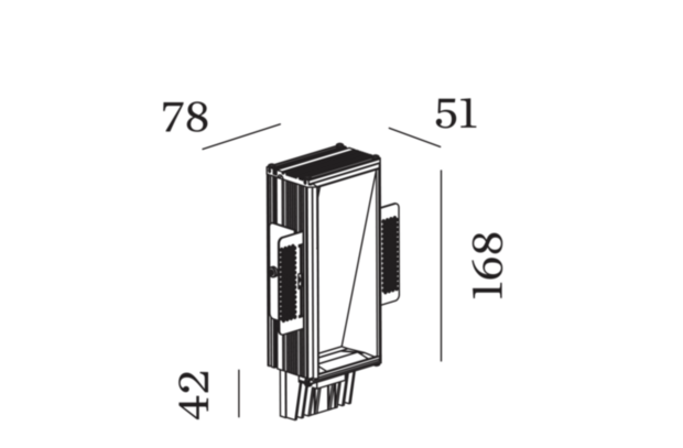 Strange 1.7 trimless recessed wandlamp Wever & Ducre 