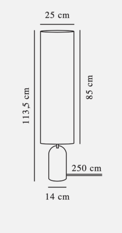 Talli floor vloerlamp Nordlux