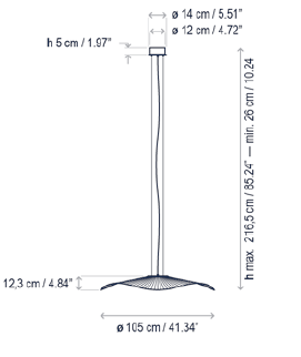 Mediterrania S/105 outdoor hanglamp Bover