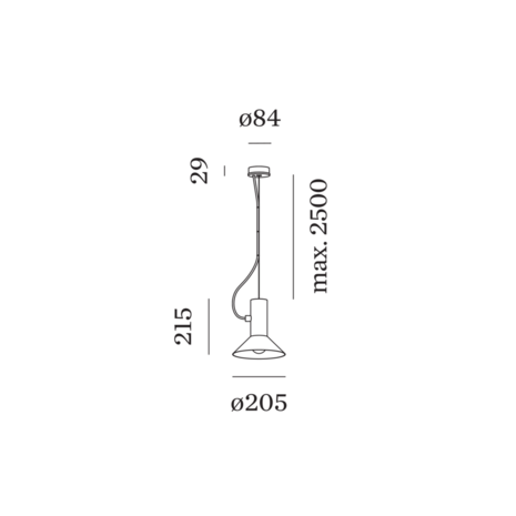 Roomor Cable 1.1 E27 hanglamp Wever & Ducre 