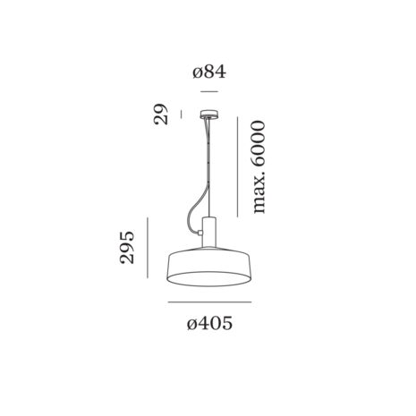 Roomor Cable 1.3 E27 hanglamp Wever & Ducre 