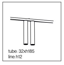 Twins 475-L hanglamp TossB 