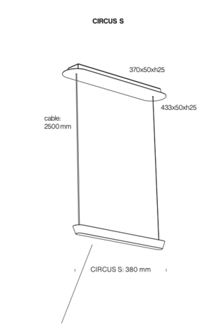 Circus S up & down hanglamp TossB 