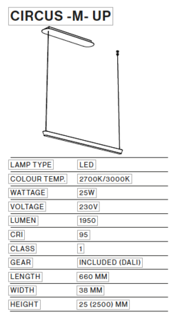 Circus M up hanglamp TossB 