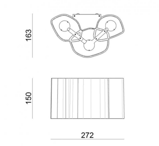 Honey L 27 cm wandlamp Stilnovo