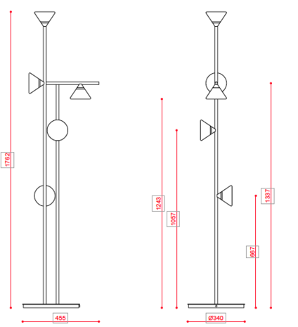 565.65 Linfa vloerlamp Tooy