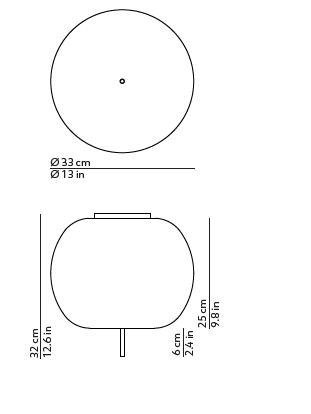 Kushi 33 ceiling plafondlamp KDLN