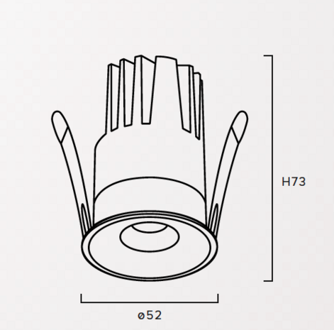 Eterna12 Point Recessed inbouwspot Elys