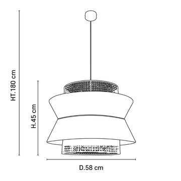 Singapour Xl hanglamp Market Set