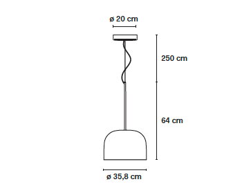 Equatore medium hanglamp FontanaArte