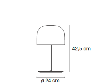 Equatore small tafellamp FontanaArte