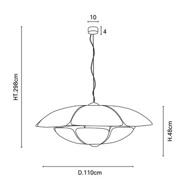 Coquillage D110 hanglamp Market Set