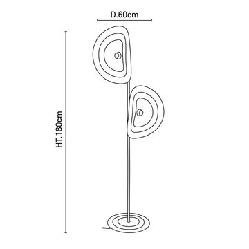 Selenitis 2l vloerlamp Market Set