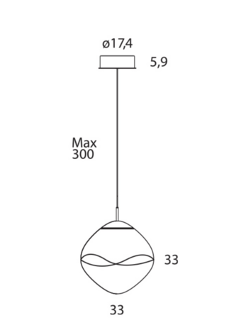 Aether hanglamp Lumina