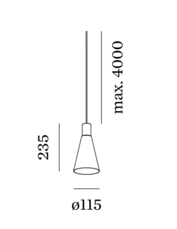 Odrey 1.5 gu10 hanglamp Wever & Ducre 