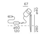 Piek mini connect outdoor vloerlamp IP44.de