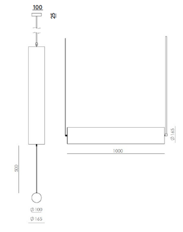 Nooi C1276/L hanglamp Aromas 