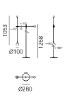 Ixa Floor  vloerlamp Artemide 