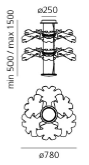 Chlorophillia 2 hanglamp Artemide 