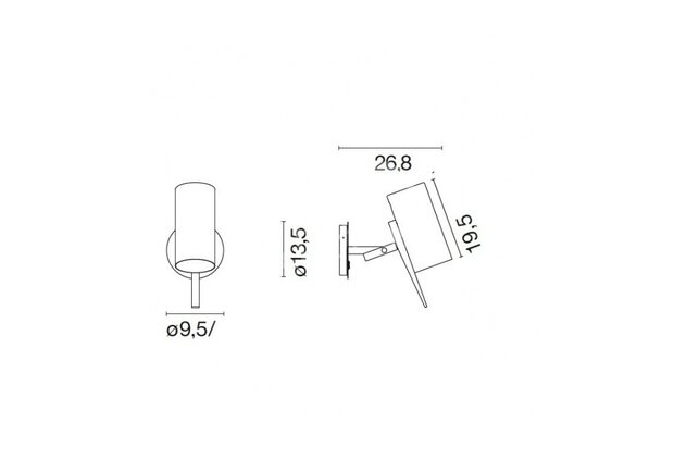 Scantling a wandlamp Marset