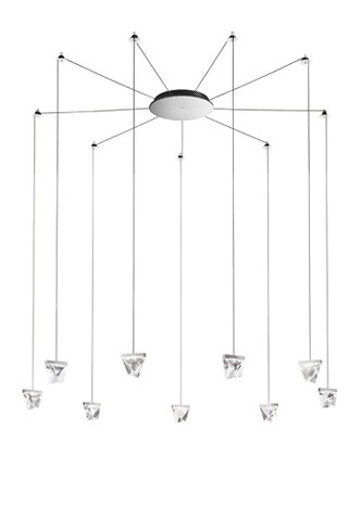 Tripla 9 hanglamp Fabbian 