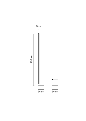 Pivot F39 C01/02 vloerlamp Fabbian