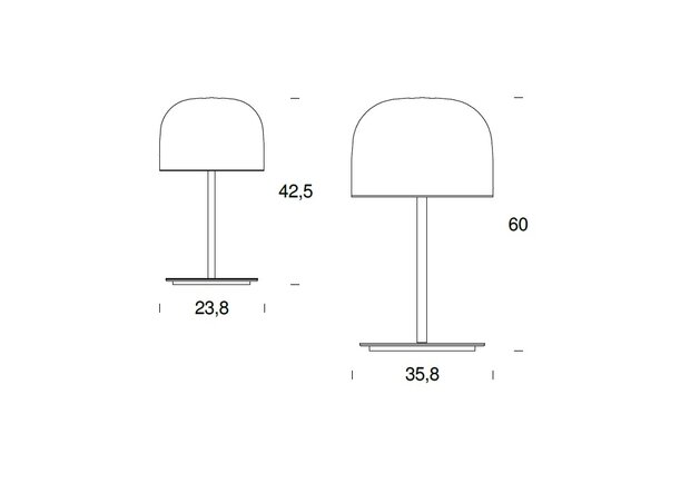 Equatore medium tafellamp FontanaArte