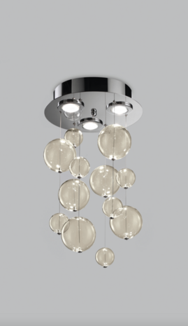 Bolero 33 plafondlamp Metal Lux