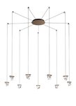 Tripla 9 hanglamp Fabbian 